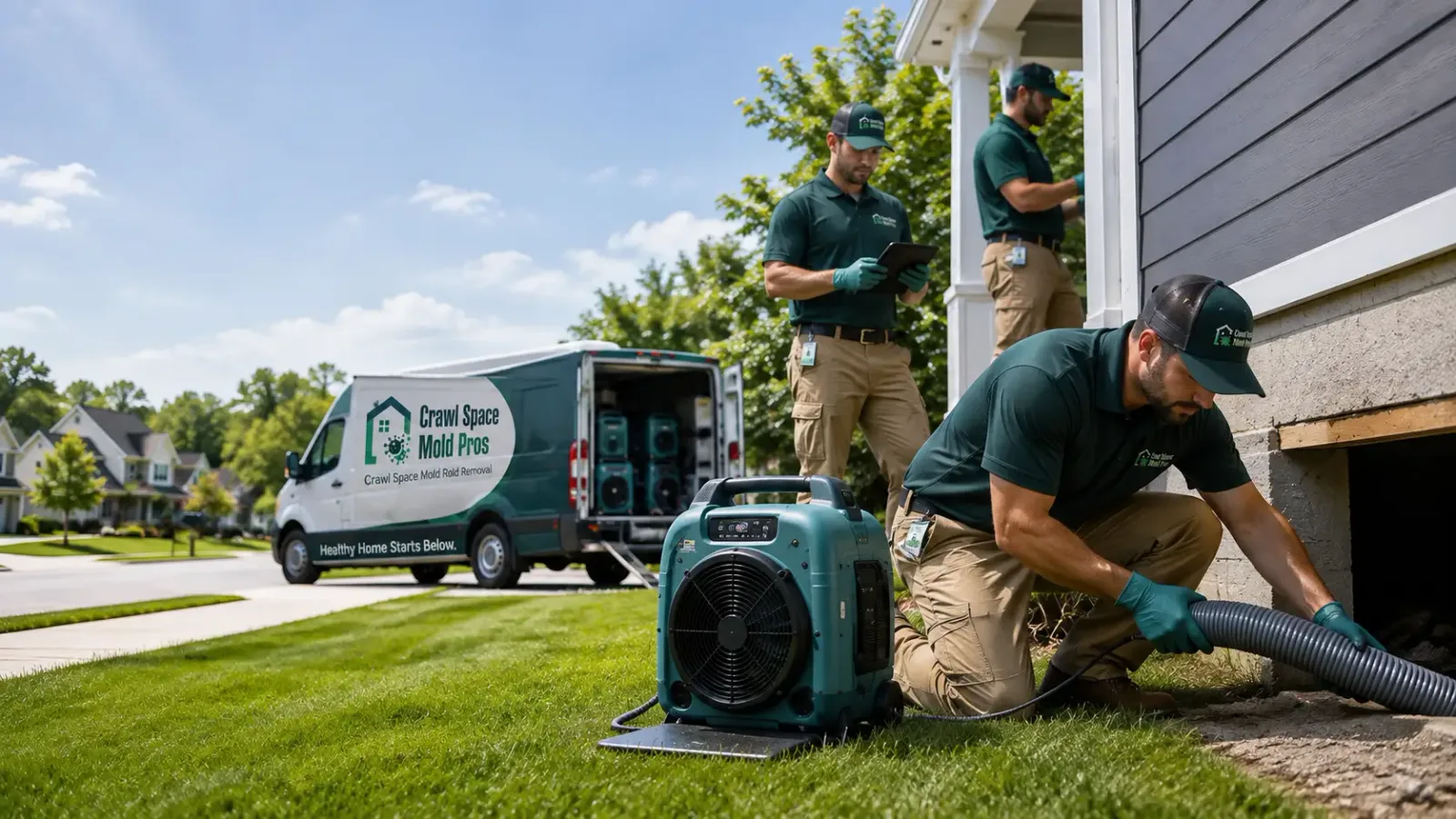 Crawl Space Mold Removal in Vallecito, CA